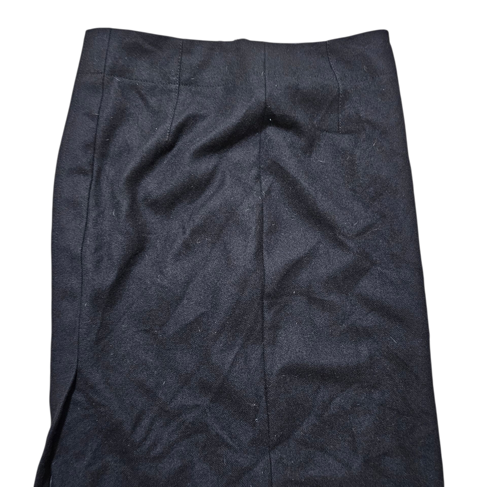 J. Crew Classic Black Midi Skirt